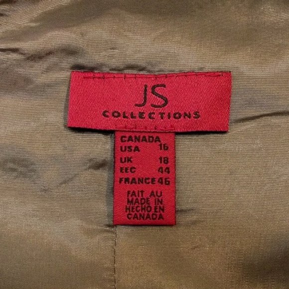 JS COLLECTION Women's top, Sz 16, Black - Picture 3 of 11